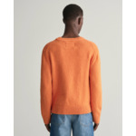 Pull ras du cou en maille bouclée