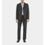 Veste De Costume En Laine Mélangée Grise Homme