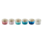 Set de 6 Ramequins 100ml en céramique rainbows
