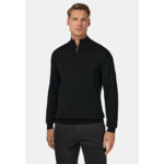 Pull Demi Zip En Laine Mérinos