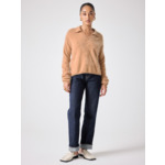 Roxane a brossé un pull en cachemire CAMEL