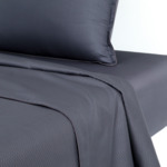 BOSS Home - Drap plat en satin de coton blanc, Loft