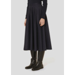 Jupe Jackie-Nuit en Laine Vierge