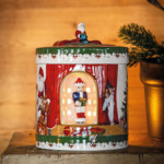 Christmas Toys Paquet-cadeau grand rond, 2021 17x17x22 cm