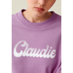 Sweatshirt ample imprimé Claudie