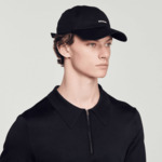 Polo en maille à col zippé