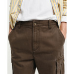 Regular Fit Cotton Twill Cargo Pant