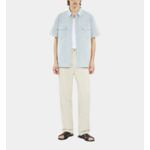 Chemise Manches Courtes En Denim Homme