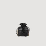 Sac seau Le Bonbon en cuir matelassé