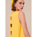 Robe Roxy-Jaune en Polyester