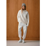 Pull en laine mélangée à capuche