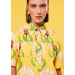 Robe Rivage-Jaune en Polyester