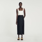 Jupe midi fendue
