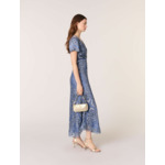 Robe longue fluide imprimée