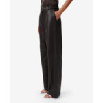 Pantalon Tailleur En Cuir Asia