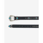 Ceinture En Cuir À Studs Polly