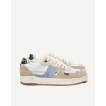 Baskets basses blanches & bleues