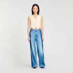 Veston en tweed strassé