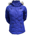 Rose Lodge  FS Down Jacket Femme Bleu