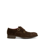 Boucles SHELTON Daim Marron