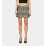 Short En Tweed Detail Galon Femme