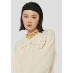 Pull Phoebe-Ecru en Laine Mercerisée