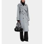 Manteau Style Trench Gris Femme