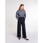 Pantalon large avec ceinture