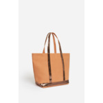 Cabas M En Toile En Laine Vierge Mélangée