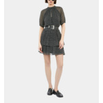 Robe Courte A Manches Courtes Femme