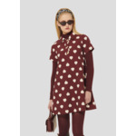 Robe Rory-Bordeaux en Polyester