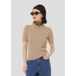 Pull Priyanka-Noisette en Laine Merinos Extrafine