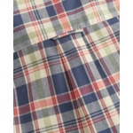 Regular Fit Checked Cotton Linen Sh