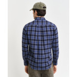 Regular Fit Checked Herringbone Shi