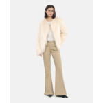 Pantalon Beige Flare Femme