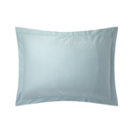Yves Delorme - Taie d'oreiller en satin de coton bleu, Le Cap