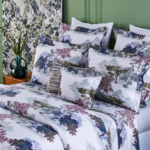 Yves Delorme - Housse de couette en batiste de coton multicouleurs, Parc