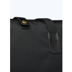 Tote bag en tissu technique et cuir