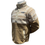 M Big Timber Peak FS Sherpa Half Snap Marron