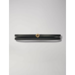 Ceinture fine en cuir double tour