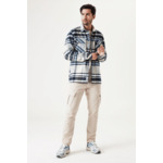 Men Overshirts Blue