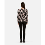 Top A Manches Longues En Jacquard Femme