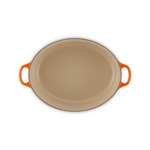 Cocotte ovale 31cm en fonte émaillée volcanique*