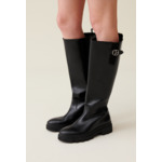 Bottes hautes cuir lisse