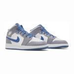 Air Jordan 1 Mid True Blue Cement