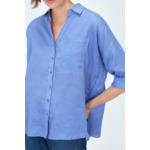 Chemise sandy oversize 100% lin