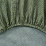 BOSS Home - Drap housse en satin de coton vert, Manifesto