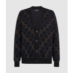 K-CHEVRON JACQUARD CARDIGAN