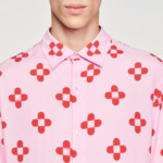 Chemise Cross Flower manches courtes