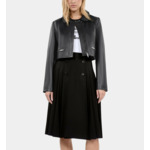 Veste En Cuir Noir Femme
